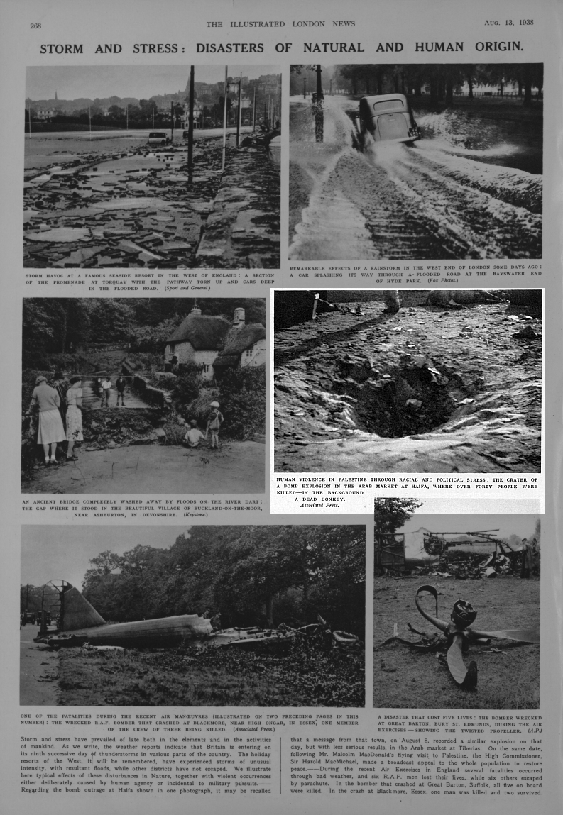 august 13 bomb crater